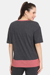 Rosaline Easy Movement Relaxed Top - Black Beauty — thumbnail 3
